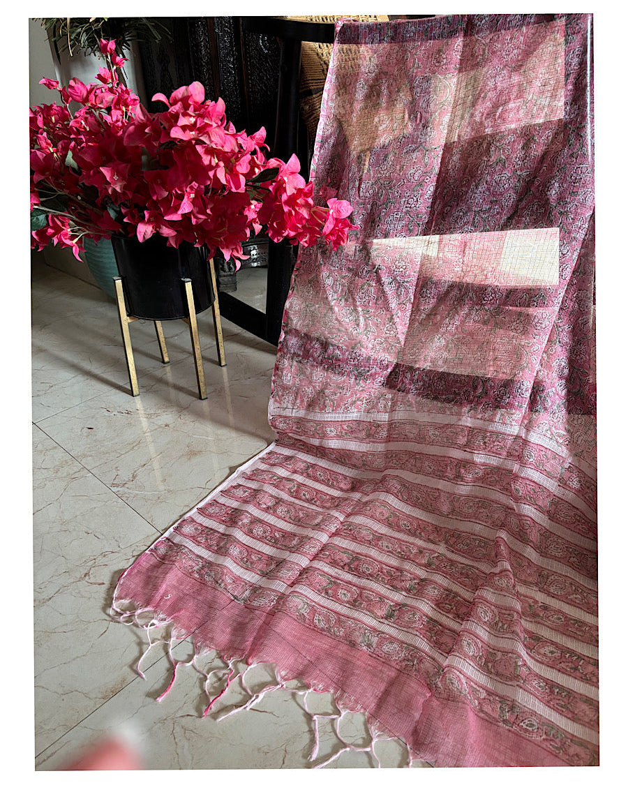 Asma Pyaazi Kota Doria Dupatta