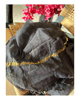 Jet Black Kota Dupatta