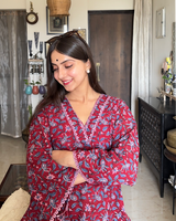 Wine Garden Kameez