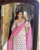 Summer Kameez Set - White