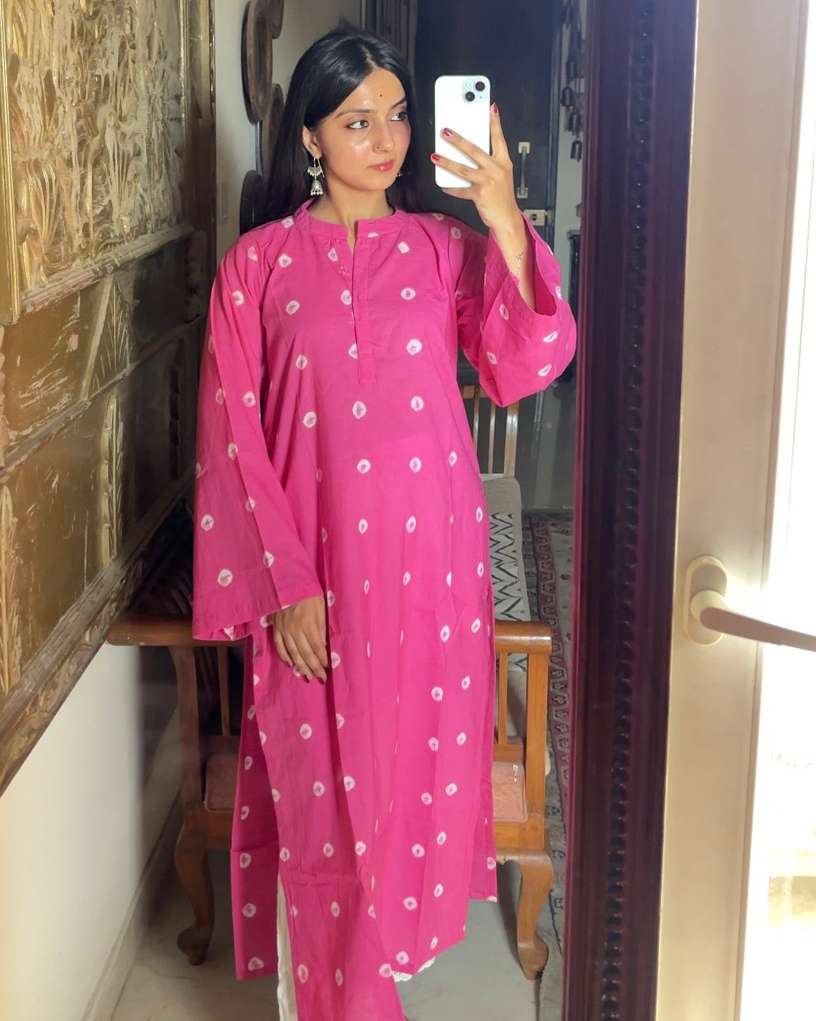 Falsa Bandhni Daftar Kameez