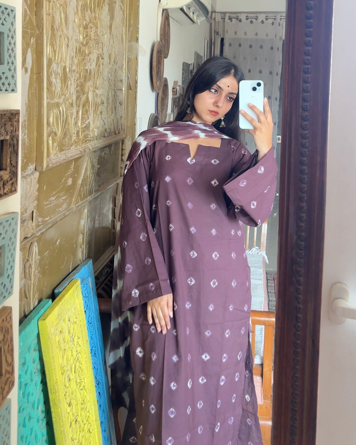 barkha bandhni set