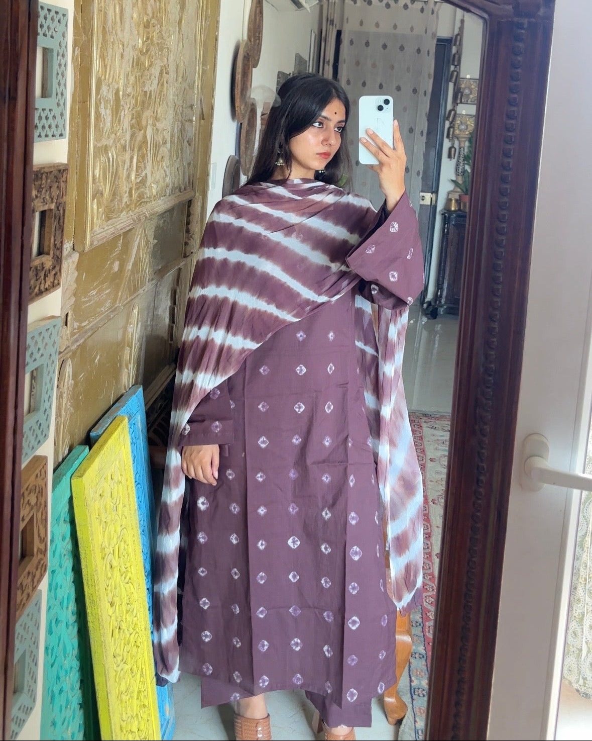 barkha bandhni set