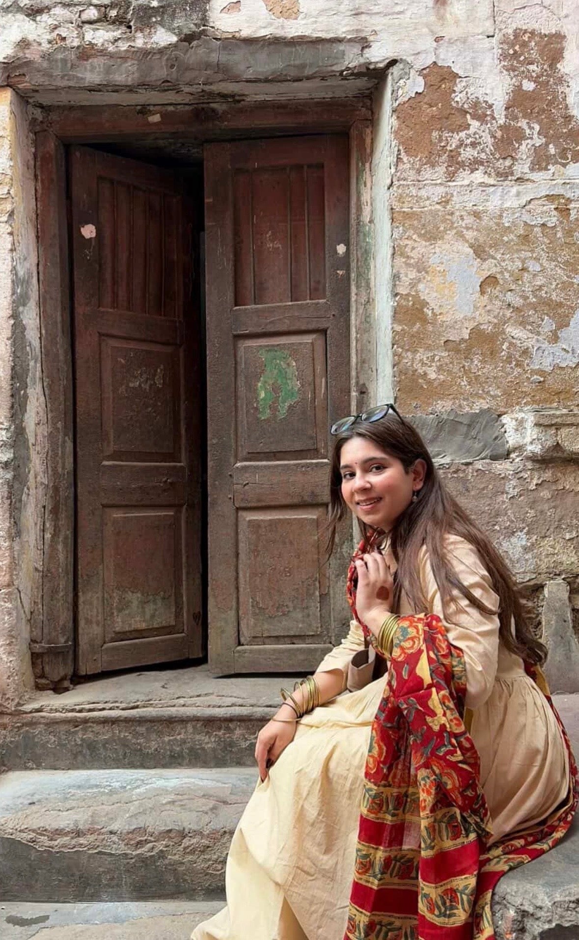 Nazneen cotton anarkali