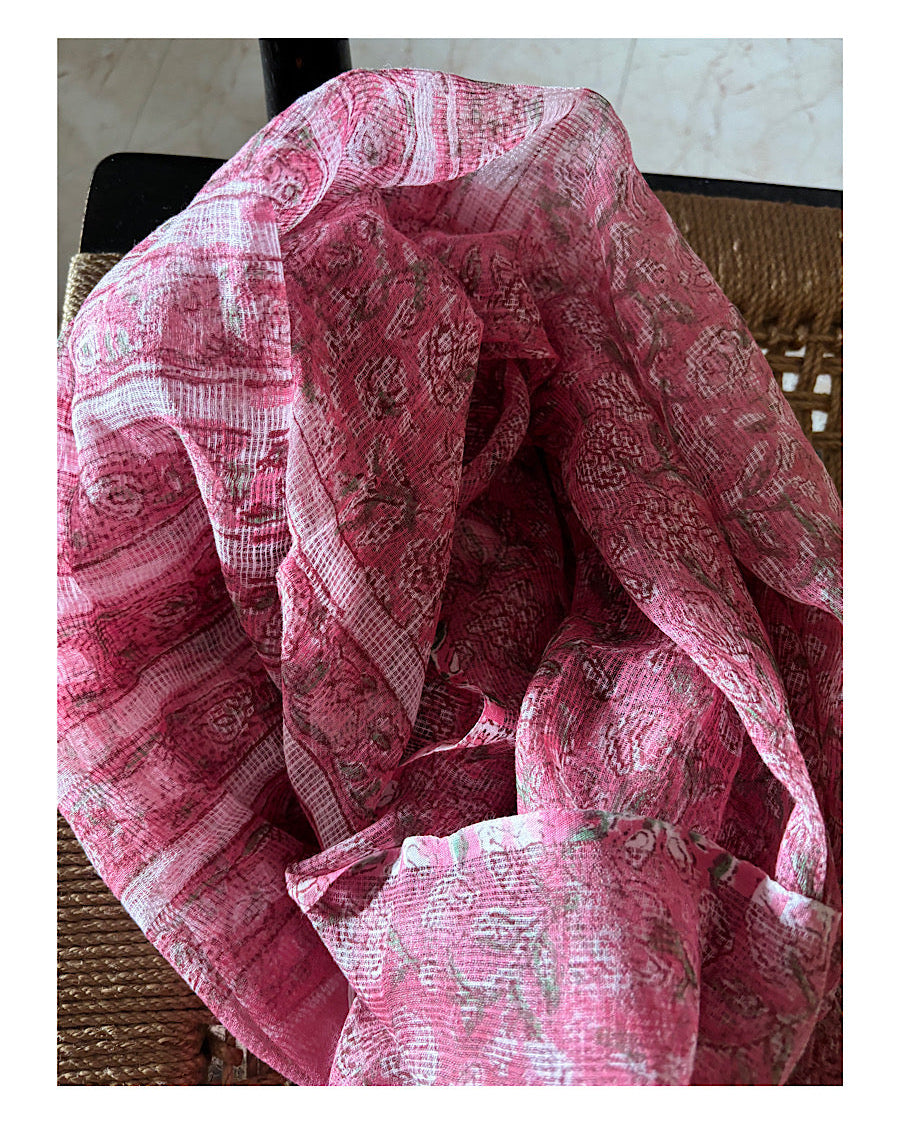 Asma Pyaazi Kota Doria Dupatta
