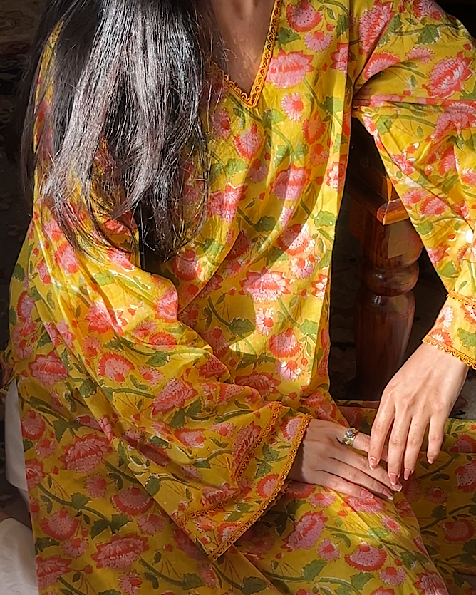 Mustard Garden Kameez