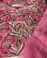 Summer Kameez Set - Gajri Pink