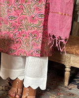 Summer Kameez Set - Gajri Pink