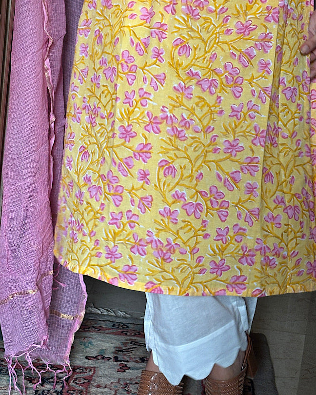 Summer Kameez Set - Mango