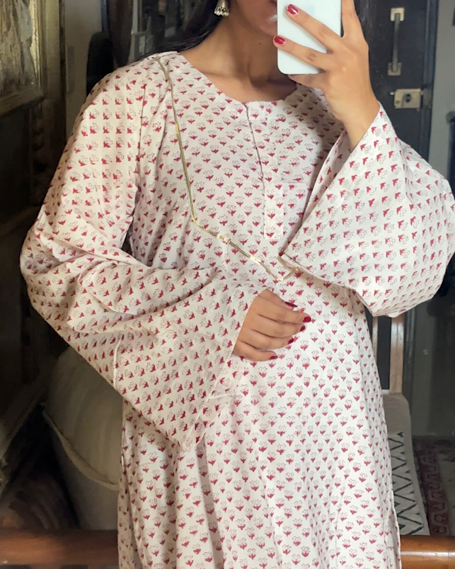 Safaid Bandh Gala Kameez