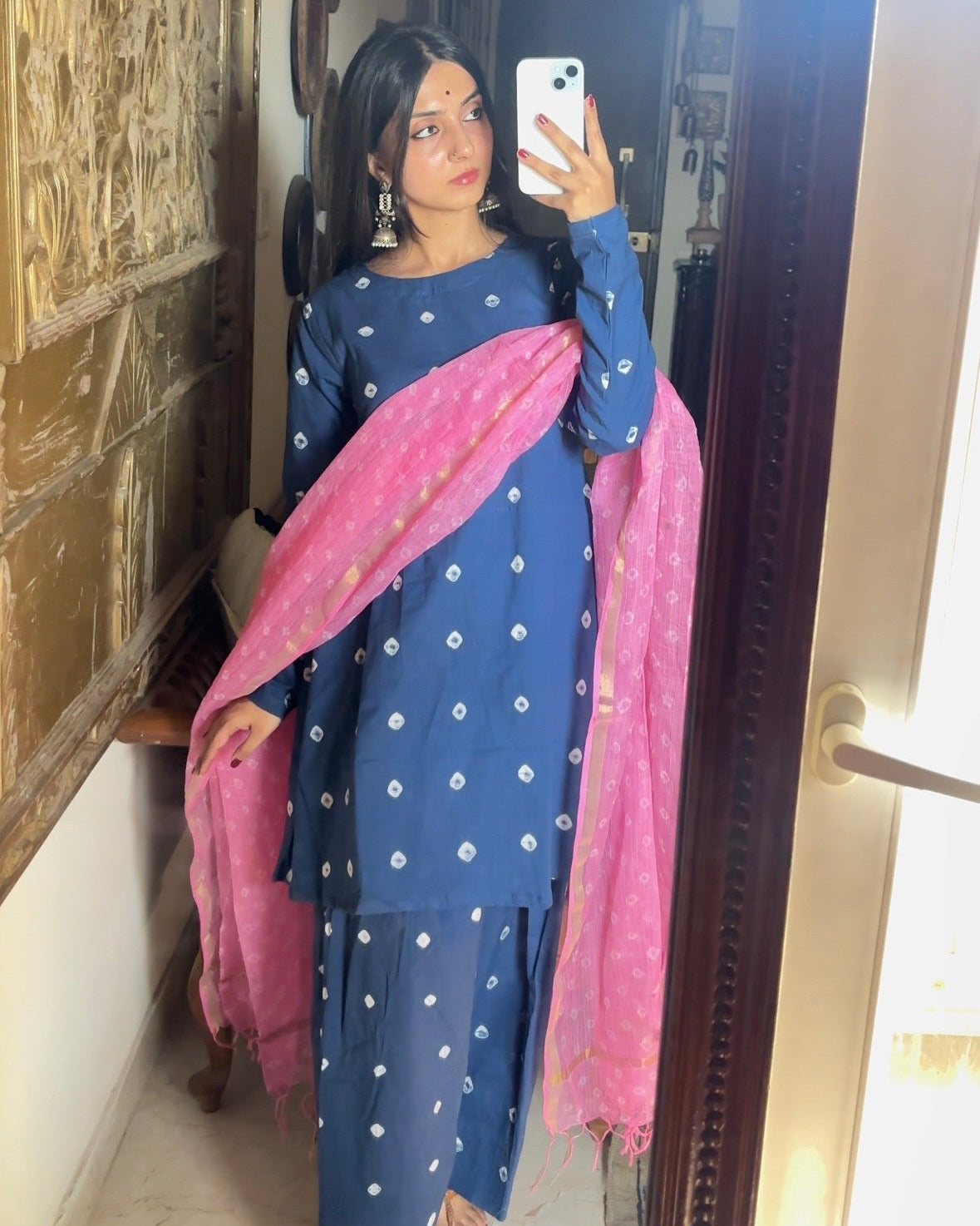 indigo bandhni farshi