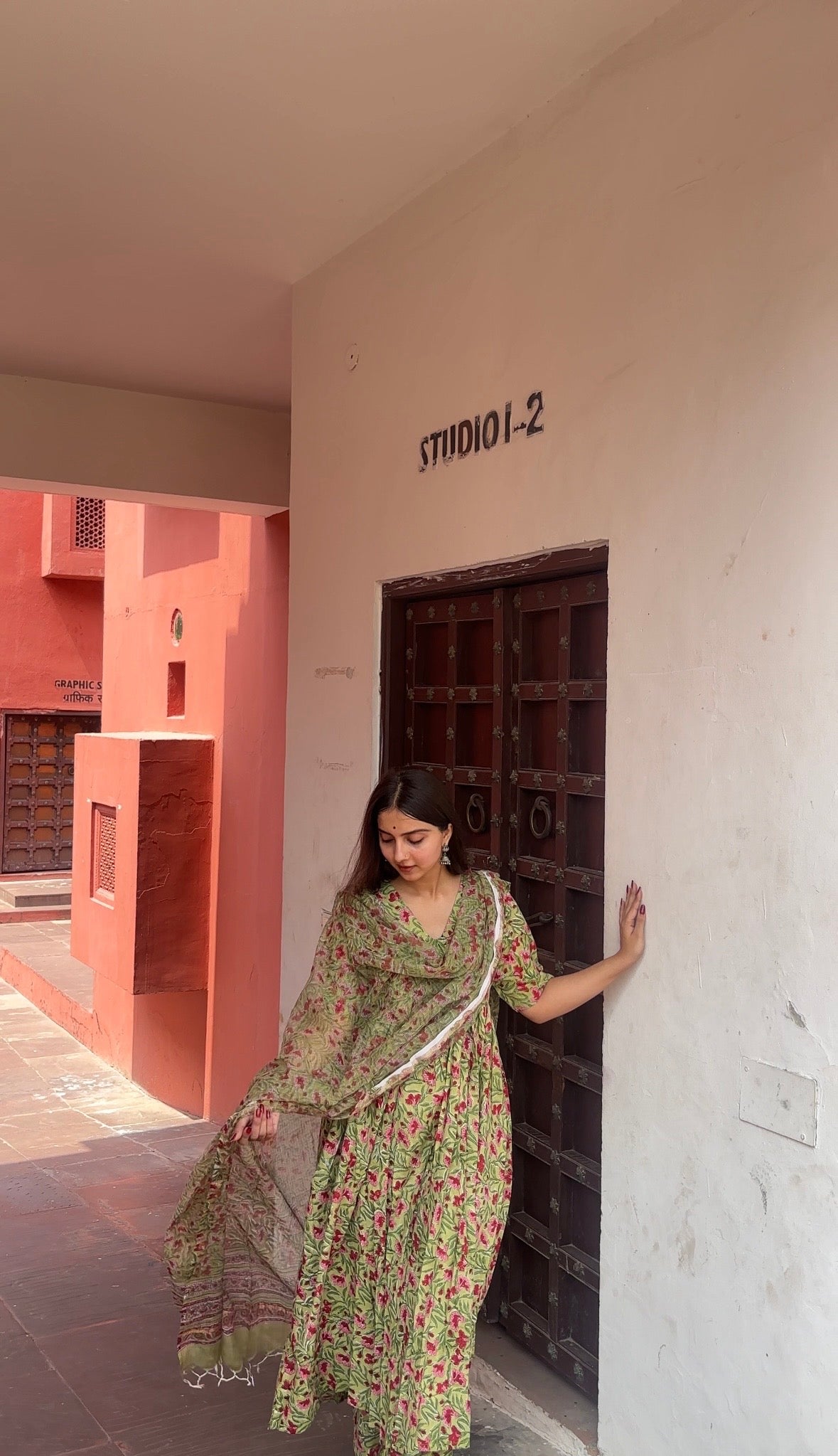 swarna anarkali set