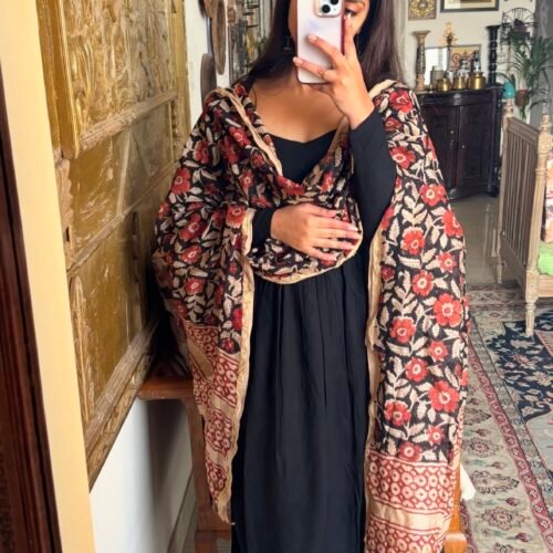 Amery dupatta set (black)
