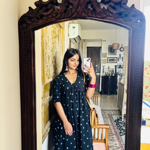 Black Daftar kameez