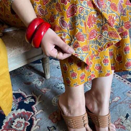 Kesar straight set ( a mustard ode from rozana coll.)